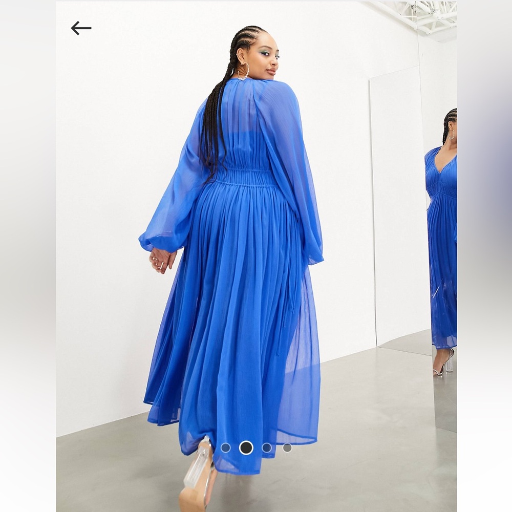 NWT! ASOS Edition Ruched Dress - Picture 5 of 9